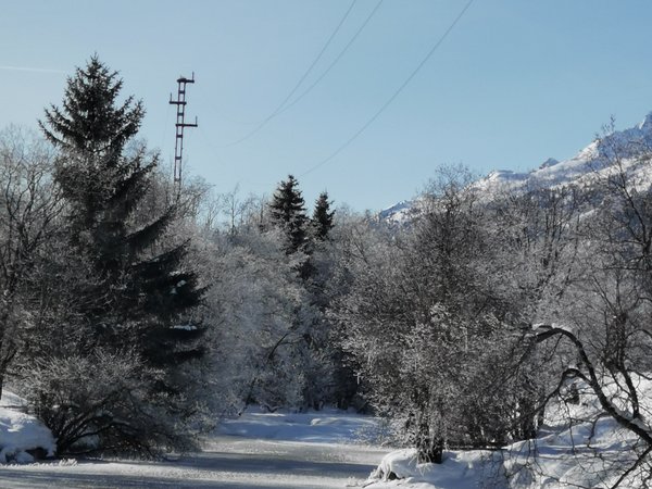 Winter Engadin Eis